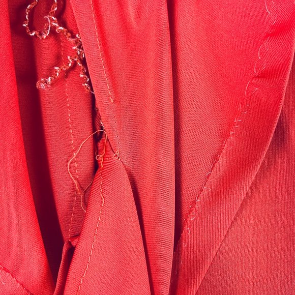 Vintage Mandy Designs Orange Maxi Dress S - Picture 6 of 7